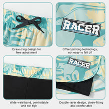 Load image into Gallery viewer, Adult Flat-Leg Quick-Dry Swim Trunks Breathable and Anti-Exposure Double-Layer Shorts Beach Swimming Gear
