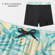 Load image into Gallery viewer, Adult Flat-Leg Quick-Dry Swim Trunks Breathable and Anti-Exposure Double-Layer Shorts Beach Swimming Gear
