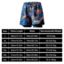 Load image into Gallery viewer, Adult Flat-Leg Quick-Dry Swim Trunks Breathable and Anti-Exposure Double-Layer Shorts Beach Swimming Gear

