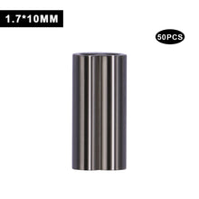 Load image into Gallery viewer, 50PCS Double Brass Fishing Line Fixing Tube Anti-Slip Steel Wire Lock Clip Leader Connector for European Rig
