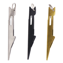 Load image into Gallery viewer, 1PC Stainless Steel Fly Fishing Hook Tyier Multi-Functional Fishing Line Knot Tool and Leader Cutter Outdoor Fishing Accessories
