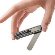 Load image into Gallery viewer, Type-C to 3.5mm Audio Adapter Aluminum Alloy Mini Headphone Converter Multifunctional Foldable Phone Stand
