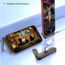 Load image into Gallery viewer, Type-C to 3.5mm Audio Adapter Aluminum Alloy Mini Headphone Converter Multifunctional Foldable Phone Stand
