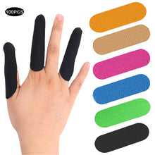 Load image into Gallery viewer, 100PCS Bowling Finger Protector Pads Anti-Friction High Elastic Breathable Finger Guard Sports Finger Wrap for Ball Games
