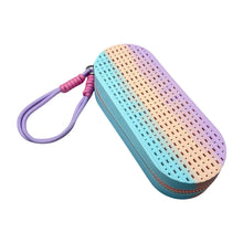 Load image into Gallery viewer, Silicone Swim Goggles Storage Case Hollow Double-Sided Breathable Large Capacity Box with Zipper and Hanging Strap
