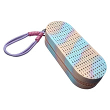 Load image into Gallery viewer, Silicone Swim Goggles Storage Case Hollow Double-Sided Breathable Large Capacity Box with Zipper and Hanging Strap
