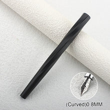 Load image into Gallery viewer, Magnetic Cap Fountain Pen Two Nibs F Nib 0.5/0.8mm Art Nib Metal Retro Calligraphy Pen School Office Stationery Business Gift
