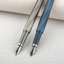 Load image into Gallery viewer, Magnetic Cap Fountain Pen Two Nibs F Nib 0.5/0.8mm Art Nib Metal Retro Calligraphy Pen School Office Stationery Business Gift
