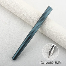 Load image into Gallery viewer, Magnetic Cap Fountain Pen Two Nibs F Nib 0.5/0.8mm Art Nib Metal Retro Calligraphy Pen School Office Stationery Business Gift
