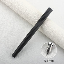 Load image into Gallery viewer, Magnetic Cap Fountain Pen Two Nibs F Nib 0.5/0.8mm Art Nib Metal Retro Calligraphy Pen School Office Stationery Business Gift
