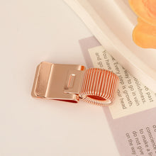 Load image into Gallery viewer, Metal Spring Pen Clip Retro Pen Holder Secure Anti Lost Clip For Notebook School Office Stationery
