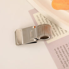 Load image into Gallery viewer, Metal Spring Pen Clip Retro Pen Holder Secure Anti Lost Clip For Notebook School Office Stationery
