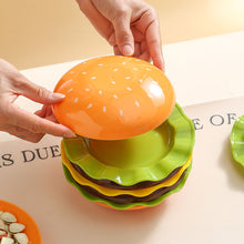 Load image into Gallery viewer, 5/7 Layers Stackable Hamburger Plate Mini Dinner Plate Tableware Sauce Container Table Decoration Kitchen Supplies

