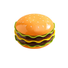 Load image into Gallery viewer, 5/7 Layers Stackable Hamburger Plate Mini Dinner Plate Tableware Sauce Container Table Decoration Kitchen Supplies
