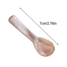 Load image into Gallery viewer, 7/9/11/12/13cm Natural Shell Ice Spoon Coffee Cream Caviar Stirring Teaspoon Dessert Spoon Kitchen Supplies Craft Tool
