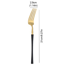 Load image into Gallery viewer, Luxury Western Stainless Steel Dinnerware Set Fork Spoon Tea Dessert Spoon Kitchen Supplies Cutlery Flatware Tableware

