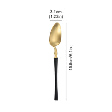 Load image into Gallery viewer, Luxury Western Stainless Steel Dinnerware Set Fork Spoon Tea Dessert Spoon Kitchen Supplies Cutlery Flatware Tableware
