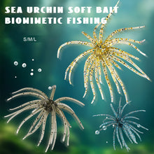 Load image into Gallery viewer, 1.7g/3.5g/9g Floating Sea Urchin Soft Bait Biomimetic Soft Insect TPE Lure Lure Fake Bait Sea Fishing Black Pit Wild Fishing Water Gall Ball Bait
