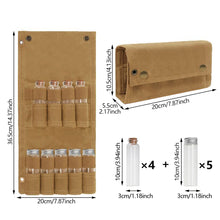Load image into Gallery viewer, Portable Camping Spice Bottle Storage Bag Set Camping Picnic Seasoning Bottle Bag Pouch Condiment Jar Seasoning Bottle Holder
