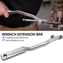 Load image into Gallery viewer, Car Repair Extended Wrench Torque Extender Tool Bar Silver Universal Extension Tool Opening Extension Accessory Auxiliary Tool
