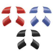 Load image into Gallery viewer, 4Pcs/Set Car Interior Steering Wheel Panel Cover Trim Sticker Carbon Fibre for Ford Focus 2 MK2 2005 - 2011 Accessories Car-Styling Stickers
