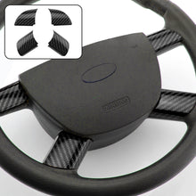 Load image into Gallery viewer, 4Pcs/Set Car Interior Steering Wheel Panel Cover Trim Sticker Carbon Fibre for Ford Focus 2 MK2 2005 - 2011 Accessories Car-Styling Stickers
