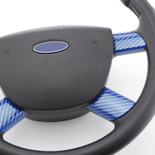 Load image into Gallery viewer, 4Pcs/Set Car Interior Steering Wheel Panel Cover Trim Sticker Carbon Fibre for Ford Focus 2 MK2 2005 - 2011 Accessories Car-Styling Stickers
