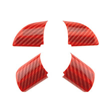 Load image into Gallery viewer, 4Pcs/Set Car Interior Steering Wheel Panel Cover Trim Sticker Carbon Fibre for Ford Focus 2 MK2 2005 - 2011 Accessories Car-Styling Stickers
