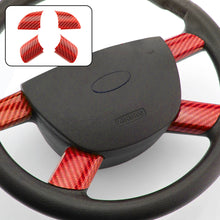 Load image into Gallery viewer, 4Pcs/Set Car Interior Steering Wheel Panel Cover Trim Sticker Carbon Fibre for Ford Focus 2 MK2 2005 - 2011 Accessories Car-Styling Stickers
