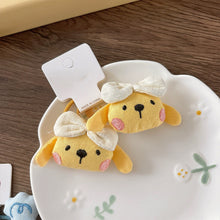 Load image into Gallery viewer, 2Pcs Cartoon Animal Fabric Scrunchies Rabbit Duck Dog Elastic Hair Bands Headwear Girls Kids Daily Hair Accessories
