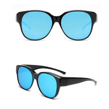 Load image into Gallery viewer, Fit Over Glasses Polarized Round Wrap Around Sun-Protective Sunglasses UV400 Protection Driving Outdoor Eyewear For Men Women
