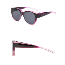 Load image into Gallery viewer, Fit Over Glasses Polarized Round Wrap Around Sun-Protective Sunglasses UV400 Protection Driving Outdoor Eyewear For Men Women
