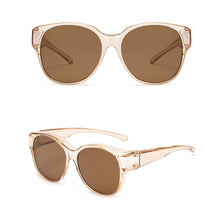 Load image into Gallery viewer, Fit Over Glasses Polarized Round Wrap Around Sun-Protective Sunglasses UV400 Protection Driving Outdoor Eyewear For Men Women

