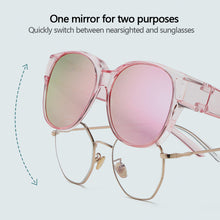 Load image into Gallery viewer, Fit Over Glasses Polarized Round Wrap Around Sun-Protective Sunglasses UV400 Protection Driving Outdoor Eyewear For Men Women
