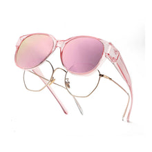 Load image into Gallery viewer, Fit Over Glasses Polarized Round Wrap Around Sun-Protective Sunglasses UV400 Protection Driving Outdoor Eyewear For Men Women
