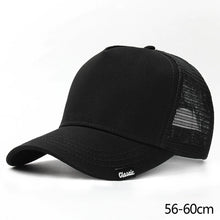 Load image into Gallery viewer, Oversize Big Head Baseball Cap Cotton Mesh Adjustable High Crown Dad Hat Multiple Sizes For Men Accessories
