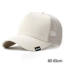 Load image into Gallery viewer, Oversize Big Head Baseball Cap Cotton Mesh Adjustable High Crown Dad Hat Multiple Sizes For Men Accessories
