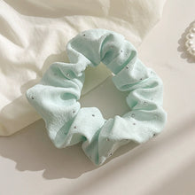 Load image into Gallery viewer, Polka Dot Large Scrunchies Elegant Hair Rope Hair Tie Band Ponytail Holder Daily Women Hair Accessories Headwear
