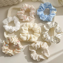 Load image into Gallery viewer, Polka Dot Large Scrunchies Elegant Hair Rope Hair Tie Band Ponytail Holder Daily Women Hair Accessories Headwear
