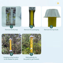 Load image into Gallery viewer, Yellow Portable Sticky Trap Rod Non Toxic Adhesive Strong Sticky Surface Insect Catcher Indoor Fly Pest Control
