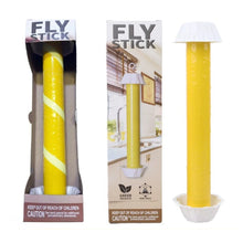 Load image into Gallery viewer, Yellow Portable Sticky Trap Rod Non Toxic Adhesive Strong Sticky Surface Insect Catcher Indoor Fly Pest Control
