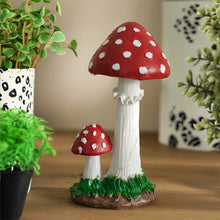 Load image into Gallery viewer, Resin Mushroom Ornament Waterproof Fairy Garden Home Decoration For Lawn Patio Courtyard Landscape Decoration Gift
