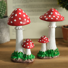 Load image into Gallery viewer, Resin Mushroom Ornament Waterproof Fairy Garden Home Decoration For Lawn Patio Courtyard Landscape Decoration Gift
