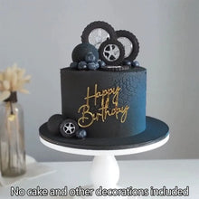 Load image into Gallery viewer, Gold Acrylic Butterfly Happy Birthday Cake Topper Set DIY Baking Decoration For Birthday Party Dessert Decoration Supplies
