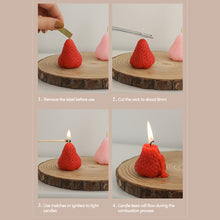 Load image into Gallery viewer, 4/6/9Pcs Strawberry Shaped Scented Aromatherapy Candle Gift Box Handmade Mini Strawberry Candle Party Decoration Home Birthday Gift
