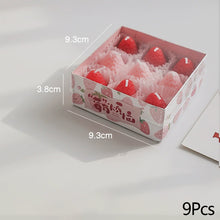 Load image into Gallery viewer, 4/6/9Pcs Strawberry Shaped Scented Aromatherapy Candle Gift Box Handmade Mini Strawberry Candle Party Decoration Home Birthday Gift
