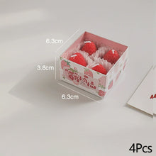 Load image into Gallery viewer, 4/6/9Pcs Strawberry Shaped Scented Aromatherapy Candle Gift Box Handmade Mini Strawberry Candle Party Decoration Home Birthday Gift
