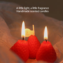 Load image into Gallery viewer, 4/6/9Pcs Strawberry Shaped Scented Aromatherapy Candle Gift Box Handmade Mini Strawberry Candle Party Decoration Home Birthday Gift
