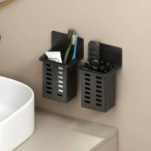 Load image into Gallery viewer, 1/2Pcs Self Adhesive No Drill Wall Mounted Holder Tableware Toothbrush Storage Box Bathroom Kitchen Office Storage Organizer Rack
