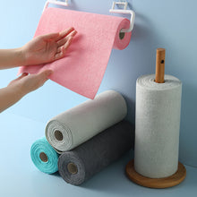 Load image into Gallery viewer, 20 Sheets/Roll Double Sided Microfiber Dishcloth Tear Off Dishcloth Absorbent Non Stick Oil Kitchen Cleaning Towel
